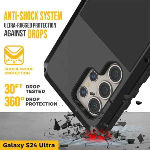 Lunatik taktik extreme Galaxy S24 Ultra metal Case taktik heavy duty