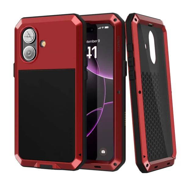 lunatik iphone 16 case taktik extreme metal aluminum shockproof iphone 16 plus case