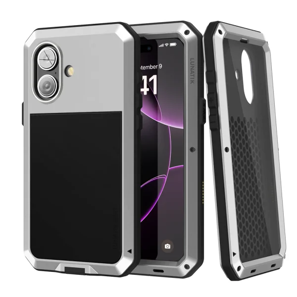 lunatik iphone 16 case taktik extreme metal aluminum shockproof iphone 16 plus case