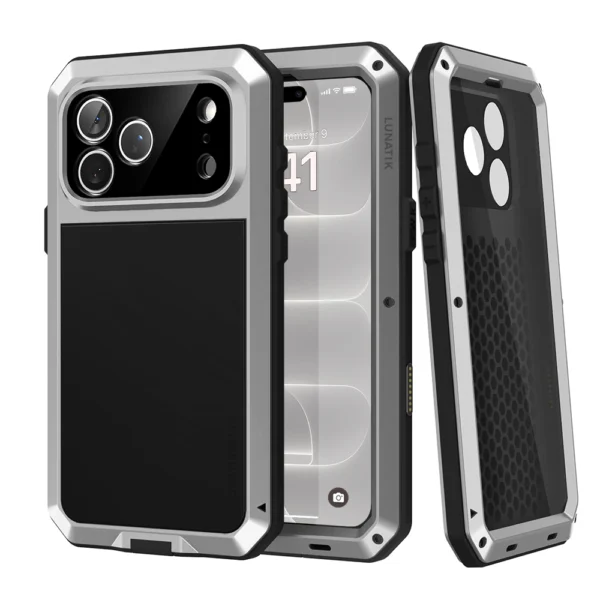 LUNATIK Taktik Extreme iPhone 18 Pro Max — ShockProof Case 5 lunatik iphone 18 pro max case metal taktik shockproof